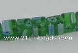 CLG561 16 inches 6*6mm cube lampwork glass beads wholesale