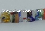 CLG562 16 inches 6*6mm cube lampwork glass beads wholesale