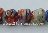 CLG574 16 inches 10*12mm apple lampwork glass beads wholesale