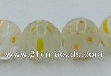 CLG606 16 inches 12mm round lampwork glass beads wholesale