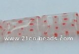 CLG619 5PCS 16 inches 10*14mm rectangle lampwork glass beads wholesale