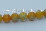 CLG623 10PCS 16 inches 6mm round lampwork glass beads wholesale