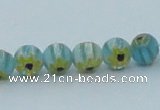 CLG627 10PCS 16 inches 6mm round lampwork glass beads wholesale