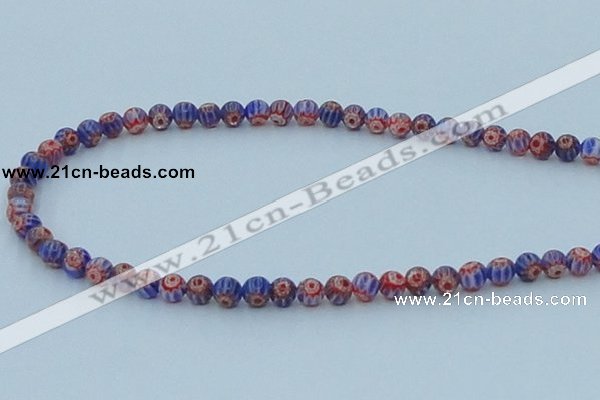 CLG628 10PCS 16 inches 6mm round lampwork glass beads wholesale