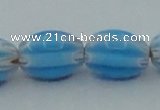 CLG631 5PCS 16 inches 10*14mm oval lampwork glass beads wholesale