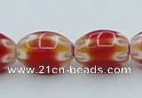 CLG633 5PCS 16 inches 10*14mm oval lampwork glass beads wholesale