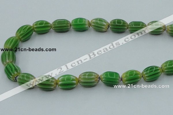 CLG638 5PCS 16 inches 10*14mm oval lampwork glass beads wholesale