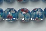 CLG752 15.5 inches 10mm round lampwork glass beads wholesale