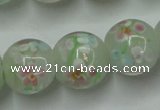 CLG764 15 inches 12mm round lampwork glass beads wholesale