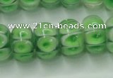 CLG774 14 inches 8*12mm rondelle lampwork glass beads wholesale