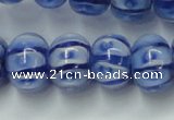 CLG775 14 inches 8*12mm rondelle lampwork glass beads wholesale