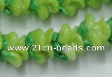 CLG789 15.5 inches 11*13mm rose lampwork glass beads wholesale