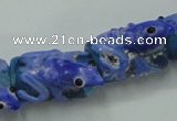 CLG797 15.5 inches 12*18mm cylinder lampwork glass beads wholesale