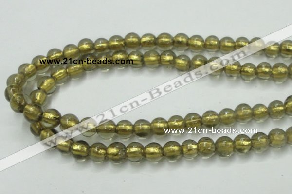 CLG833 15.5 inches 8mm round lampwork glass beads wholesale