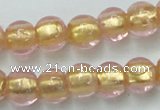 CLG834 15.5 inches 8mm round lampwork glass beads wholesale