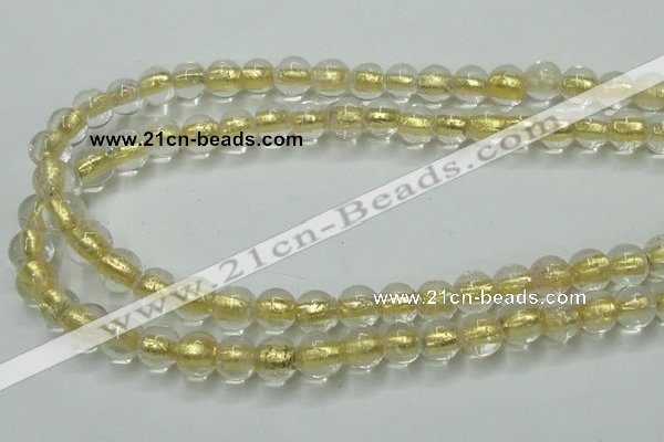 CLG836 15.5 inches 8mm round lampwork glass beads wholesale