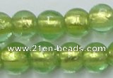 CLG837 15.5 inches 8mm round lampwork glass beads wholesale