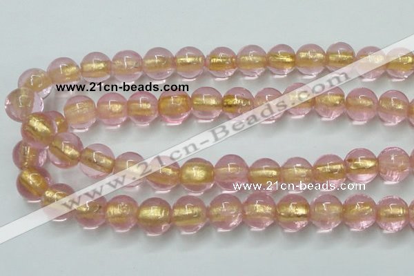 CLG838 15.5 inches 12mm round lampwork glass beads wholesale