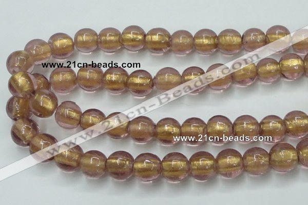 CLG841 15.5 inches 12mm round lampwork glass beads wholesale