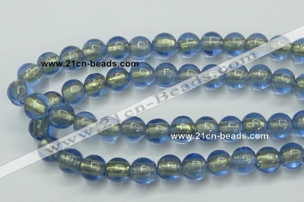 CLG843 15.5 inches 12mm round lampwork glass beads wholesale