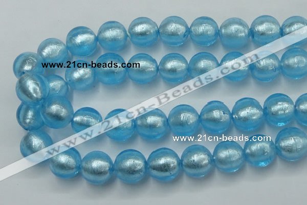 CLG847 15.5 inches 18mm round lampwork glass beads wholesale