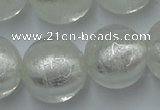 CLG848 15.5 inches 18mm round lampwork glass beads wholesale