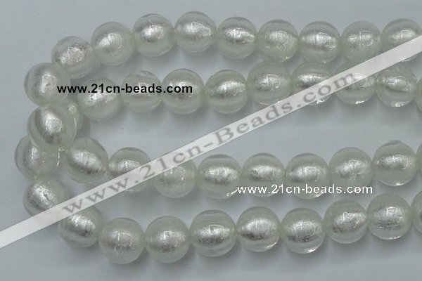 CLG848 15.5 inches 18mm round lampwork glass beads wholesale