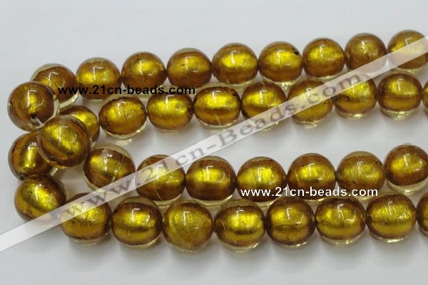 CLG850 15.5 inches 18mm round lampwork glass beads wholesale