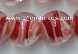 CLG852 15.5 inches 18mm round lampwork glass beads wholesale