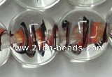 CLG853 15.5 inches 18mm round lampwork glass beads wholesale