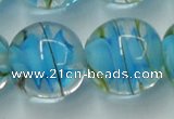 CLG854 15.5 inches 18mm round lampwork glass beads wholesale