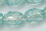 CLG883 2PCS 16 inches 12*18mm oval lampwork glass beads wholesale