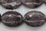 CLI30 15.5 inches 18*25mm oval lilac jasper beads wholesale