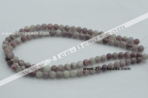 CLI52 15.5 inches 8mm round natural lilac jasper beads wholesale