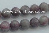 CLI53 15.5 inches 10mm round natural lilac jasper beads wholesale