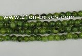 CLJ200 15.5 inches 4mm round dyed sesame jasper beads wholesale