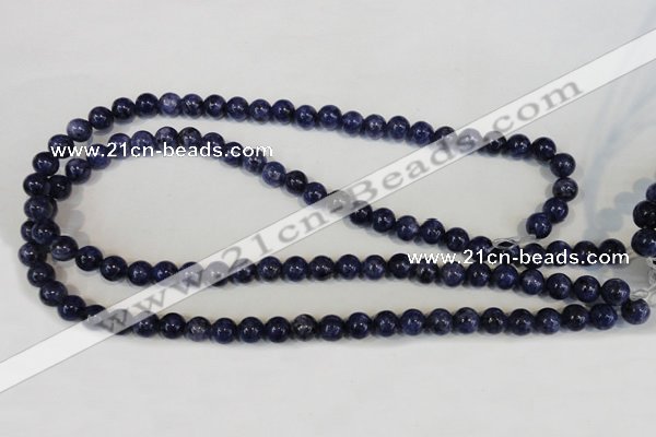 CLJ222 15.5 inches 8mm round dyed sesame jasper beads wholesale