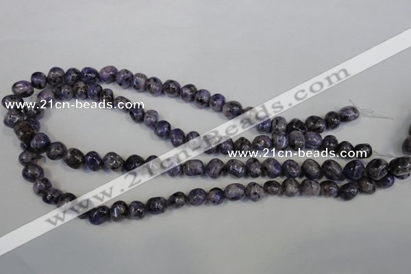 CLJ241 15.5 inches 10mm nuggets dyed sesame jasper beads wholesale