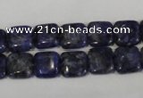 CLJ264 15.5 inches 10*10mm square dyed sesame jasper beads wholesale