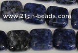 CLJ274 15.5 inches 16*16mm square dyed sesame jasper beads wholesale