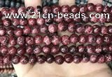 CLJ510 15.5 inches 4mm,6mm,8mm,10mm & 12mm round sesame jasper beads