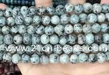 CLJ516 15.5 inches 4mm,6mm,8mm,10mm & 12mm round sesame jasper beads