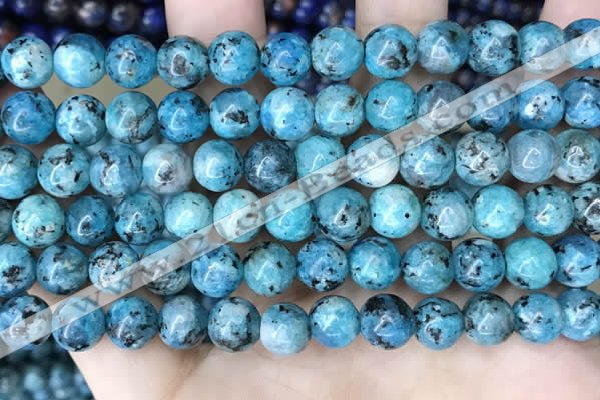 CLJ519 15.5 inches 4mm,6mm,8mm,10mm & 12mm round sesame jasper beads