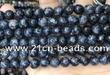 CLJ522 15.5 inches 4mm,6mm,8mm,10mm & 12mm round sesame jasper beads