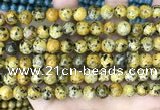 CLJ525 15.5 inches 4mm,6mm,8mm,10mm & 12mm round sesame jasper beads