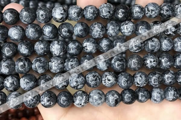 CLJ532 15.5 inches 4mm,6mm,8mm,10mm & 12mm round sesame jasper beads