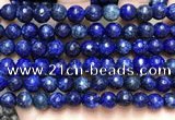 CLJ563 15.5 inches 6mm,8mm,10mm & 12mm faceted round sesame jasper beads