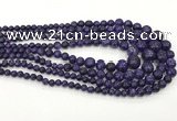 CLJ612 6mm - 14mm round sesame jasper graduated beads