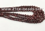 CLJ615 6mm - 14mm round sesame jasper graduated beads