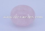 CLO01 19*30mm rondelle loose rose quartz gemstone beads wholesale